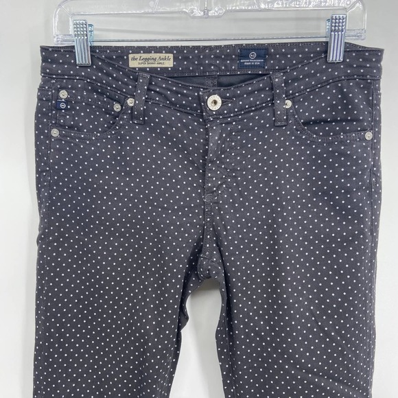 AG Black White Polka Dot The Legging Ankle Super Skinny Pant ASO Taylor Swift - Picture 6 of 10